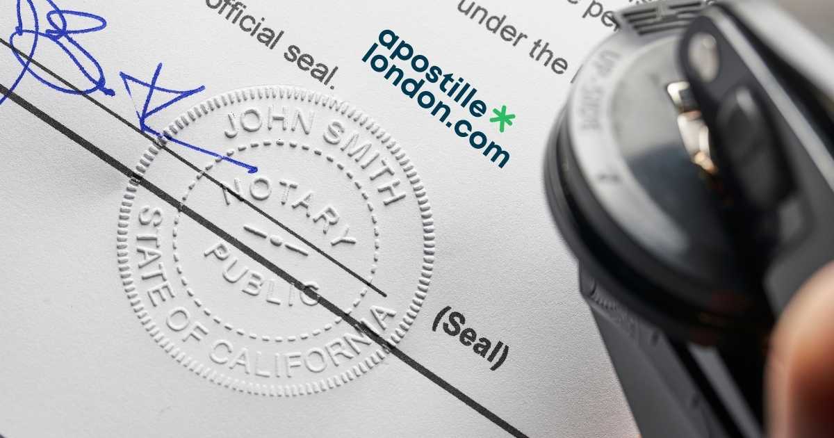 Fast London Notary Public Service Office & Mobile Service