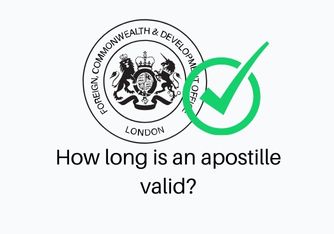 How long is an apostille valid
