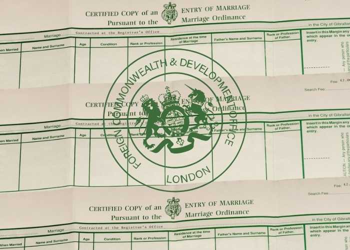 How to get an apostille for a UK marriage certificate