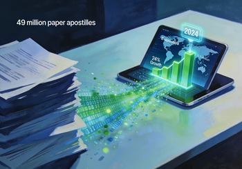 E-Apostille use vs. Paper Apostilles