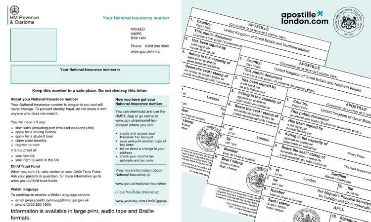 hmrc national insurance number address