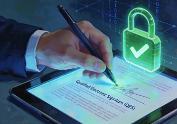 A signature of Qualified Electronic Signatures (QES) type