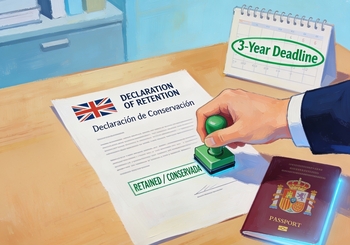 DECLARATION OF RETENTION Document