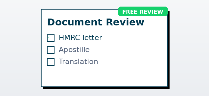 Get a free document review from our experts