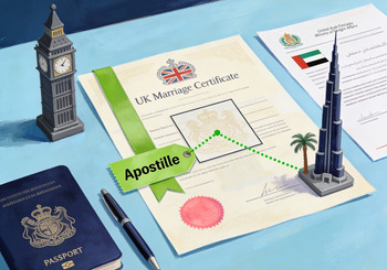 Marriage certificate attestation for the UAE