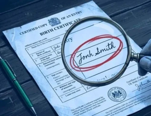 How to correct a spelling mistake on a birth certificate in the UK