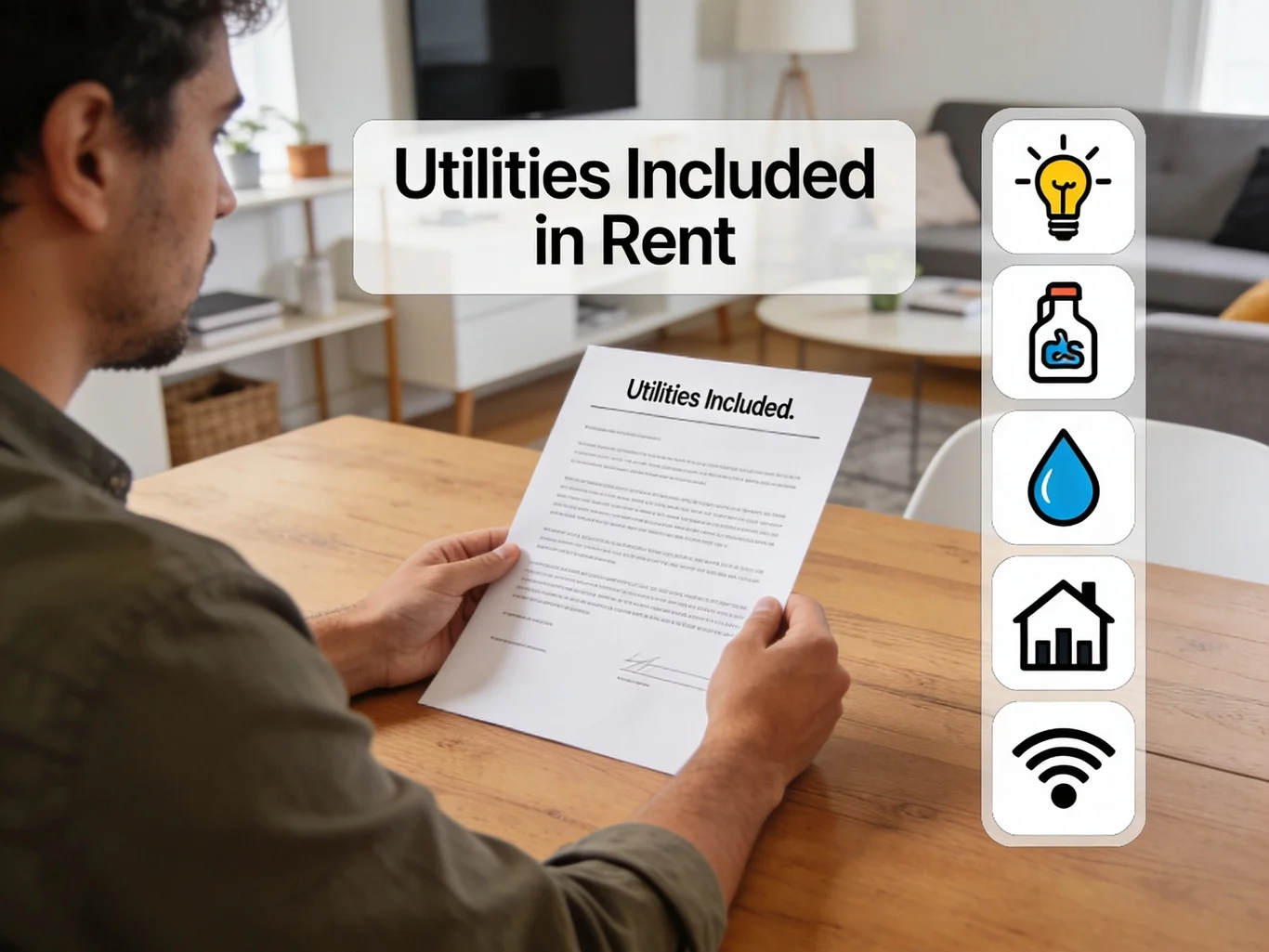 Tenant with all-inclusive rent and bundled utility bills