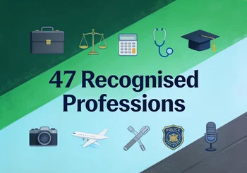 Professional categories containing recognised UK passport countersignatory occupations