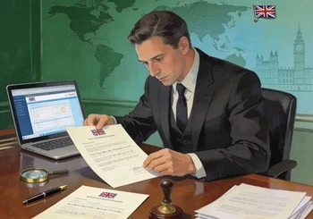 UK notary verifying a British document for international use