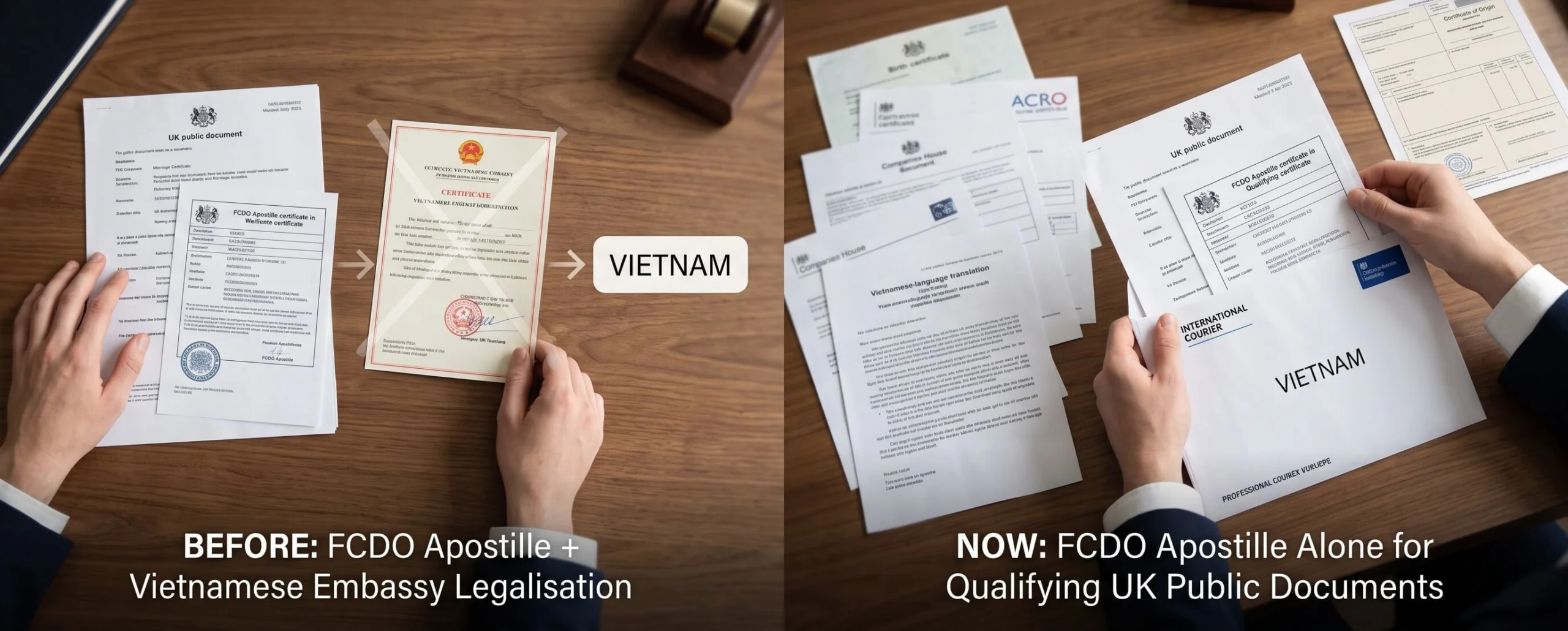 UK Documents to Vietnam: FCDO Apostille Process